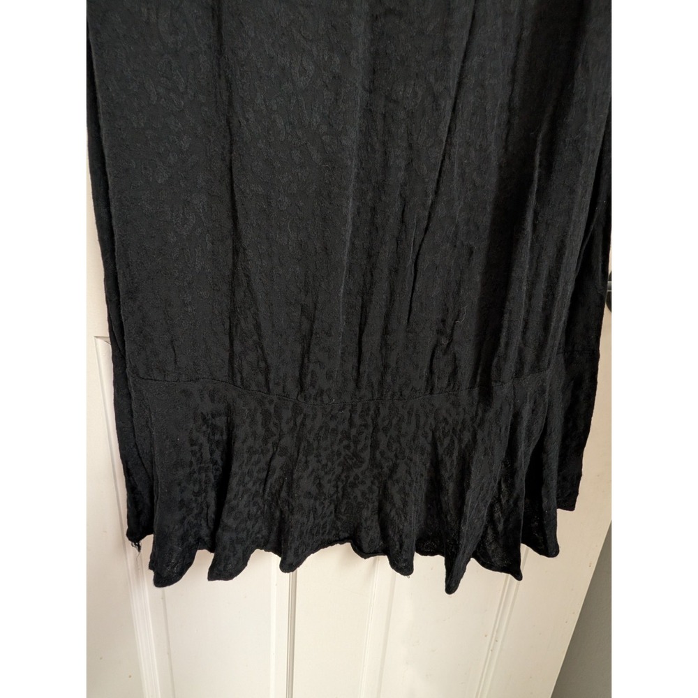 ILLA ILLA Black Leopard Print Maxi Skirt In Medium - Picture 5 of 5